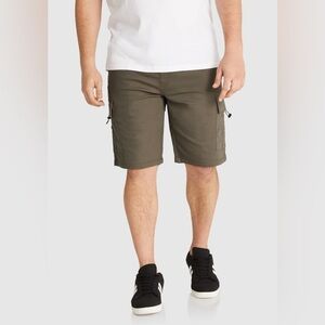 Johnny Bigg KHAKI Green NELSON KNIT CARGO SHORT NEW Big & Tall